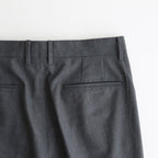 Wool Tuckless Waide Trousers #MIX GRAY [NEP-SS2502M]
