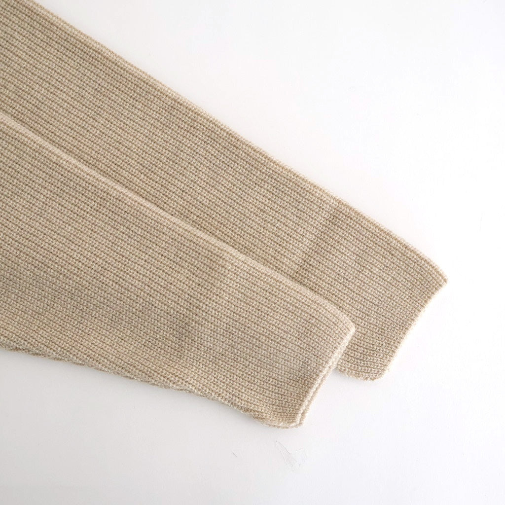 Yak×Ca/Wool Half Zip #White Mix [NEP-AW2524W]