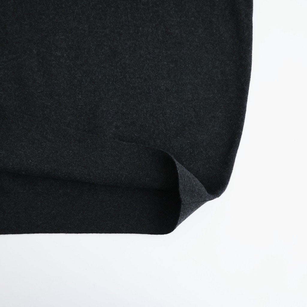 SUNSHINE CASHMERE MOCK NECK #HEATHER BLACK [BN-26FM-058]
