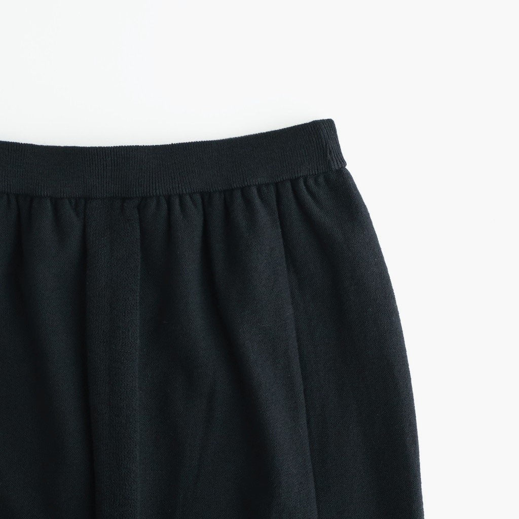 Cotton Linen Poly Pencel Skirt #Black [NEP-SS2632]