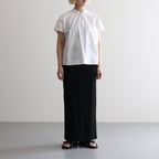 COTTON CUPRA HALF ZIP SH #030 WHITE [16861 50084]