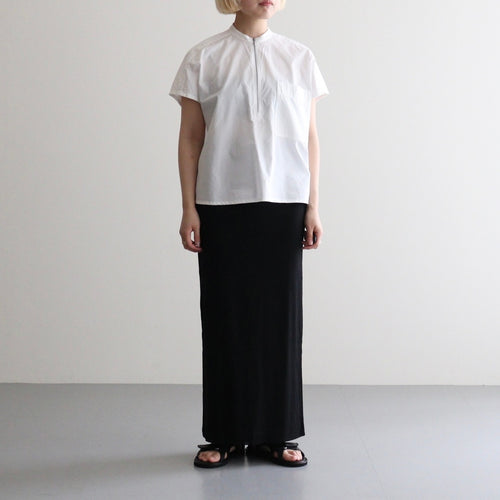 COTTON CUPRA HALF ZIP SH #030 WHITE [16861 50084]