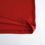 Wool Rib Turtle Neck #DarkRed [BHSW24F12F26]