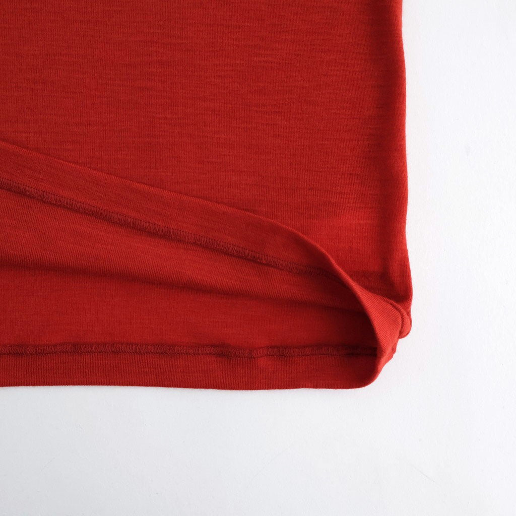 Wool Rib Turtle Neck #DarkRed [BHSW24F12F26]