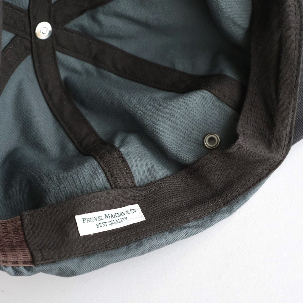 COMBINATION BILL CAP #STEEL GRAY×CHARCOAL [PMAV-AC05]