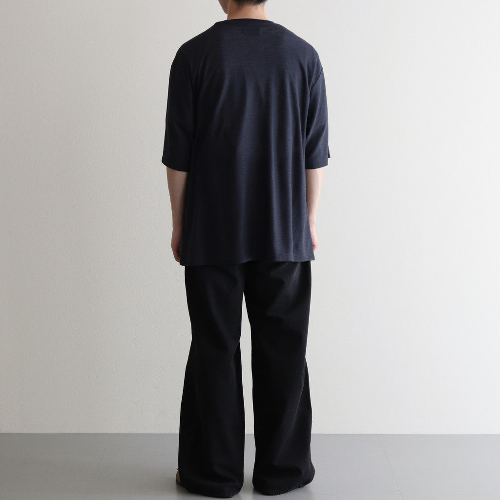CREW NECK TEE #NAVY [M25B02CS01B]