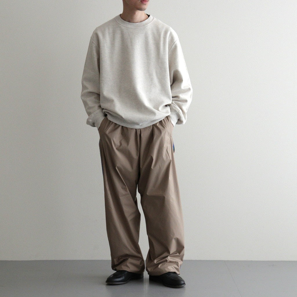 TRACK PANTS NYLON #BEIGE [DNSPC003]