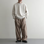 TRACK PANTS NYLON #BEIGE [DNSPC003]