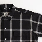 Flannel PALAKA Check Shirt #Black [S25FG016]