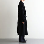 Wool Gabardine Trench Coat #BlackNavy [BHS25F006]