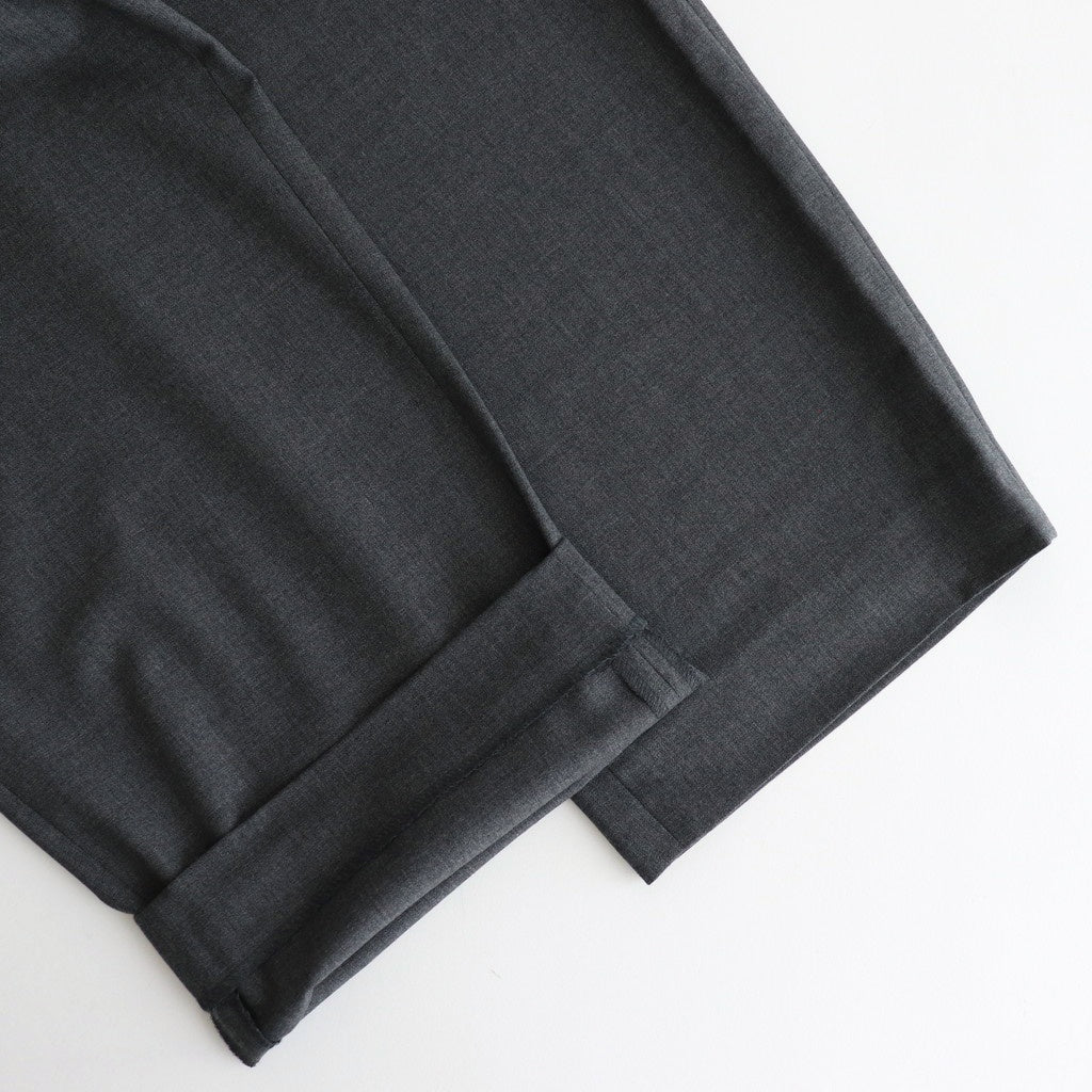 Wool Tuckless Tapered Trousers #MIX GRAY [NEP-SS2509W]