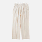 FRONT TUCK ARMY TROUSER #IVORY [251OJ-PT08]