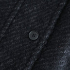 ROUND-COLLAR MOTORING JACKET #ONYX [252OJ-JK04]