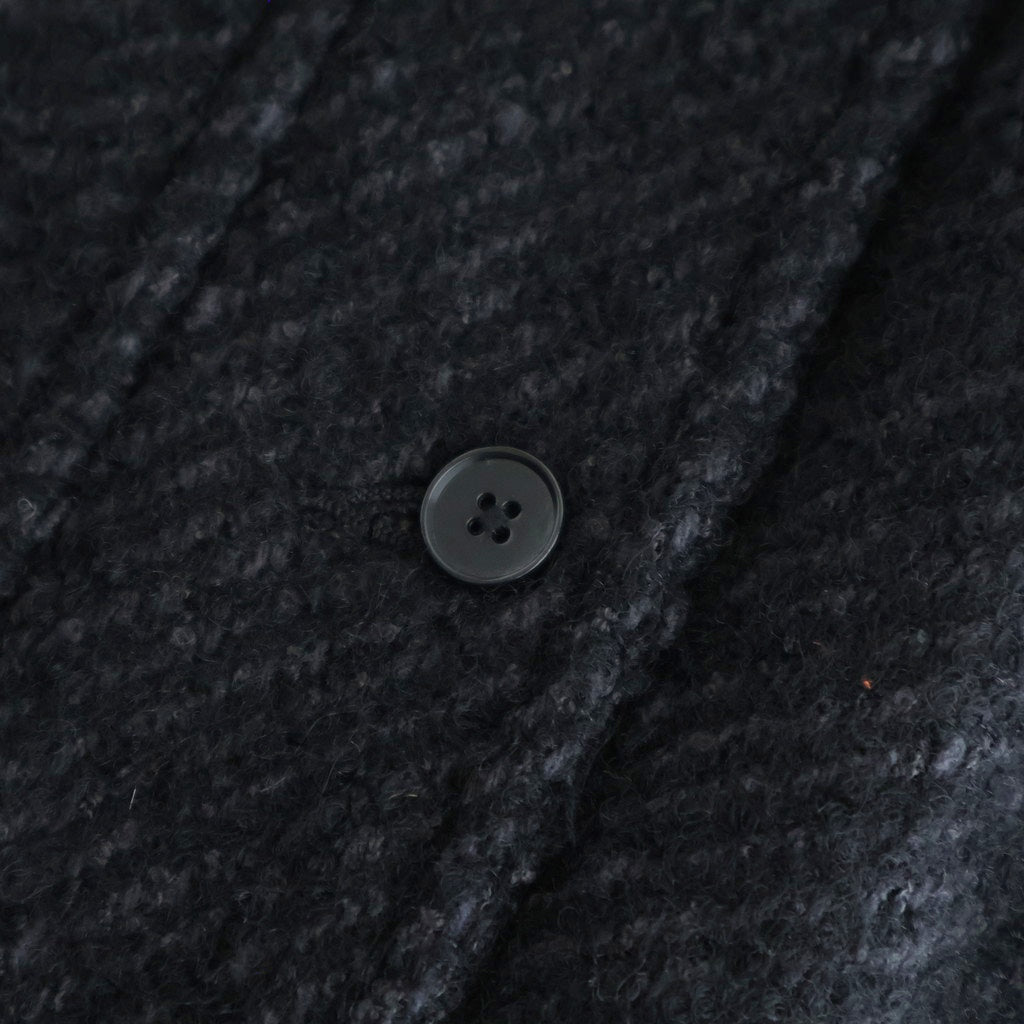 ROUND-COLLAR MOTORING JACKET #ONYX [252OJ-JK04]