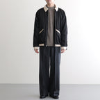 STUNNING VELVET SOUVENIR JACKET(Niwatori to Hiyoko) #ONYX [252OJ-JK12]