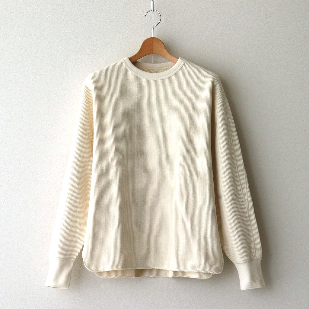 HEAVY WAFFLE TOP #IVORY [PMAS-CL03]