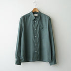 SQUARE SHIRT #GREEN CHECK [A26C11SH02C]