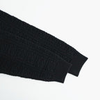 GRASSY LACE CREW NECK CARDIGAN #BLACK [BN-26SL-029]