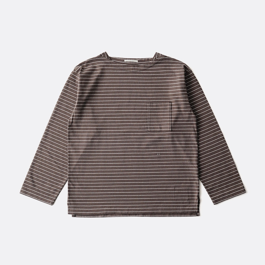 STRIPE BASQUE SHIRTS #NUTMEG [261OJ-CT18]