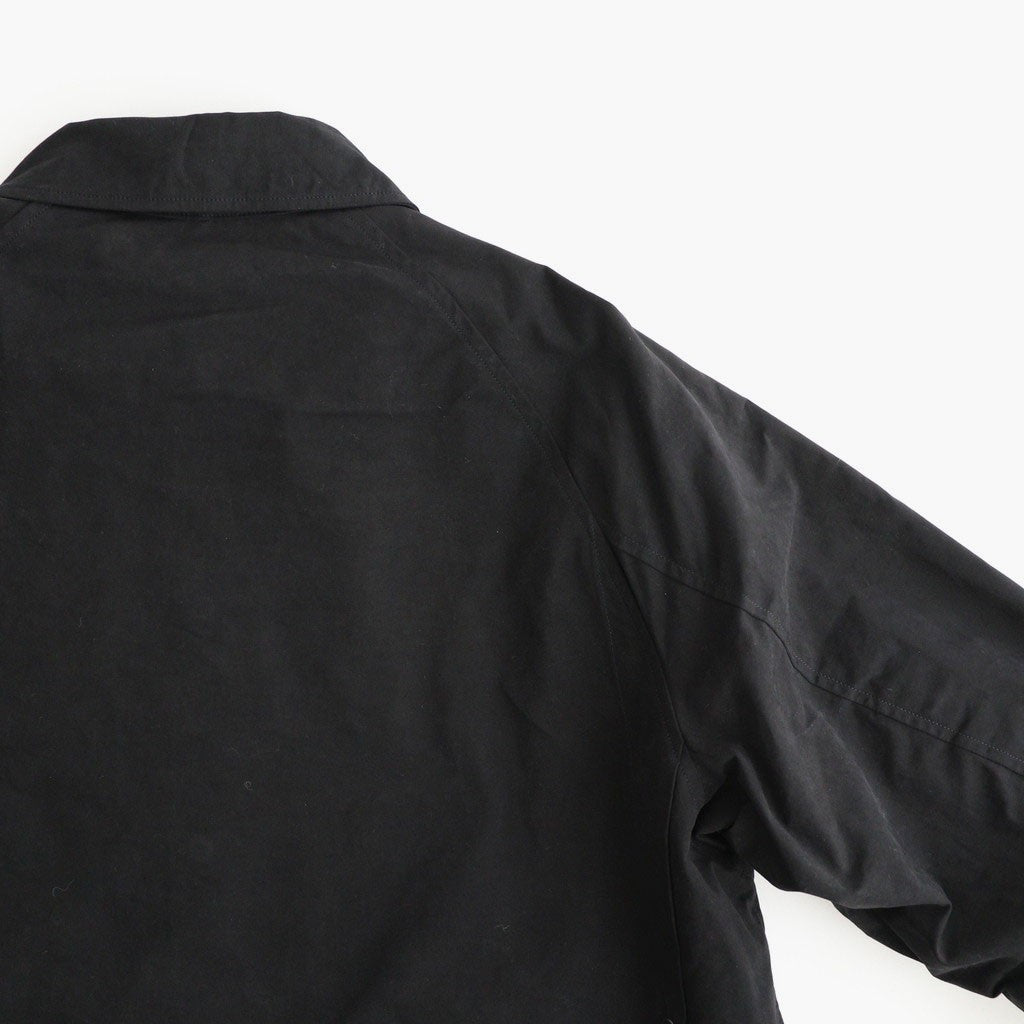 WAXED CLOTH FIELD COACH JACKET #INK BLACK [PMAW-OT04]