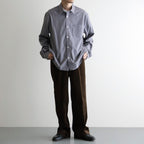 SQUARE SHIRT #BROWN CHECK [A26C11SH02C]