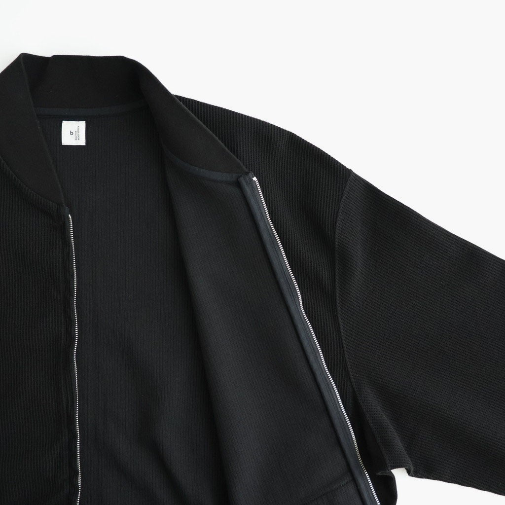 Rough&Smooth Thermal Blouson #Black [bROOTS26F14]