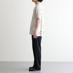 FRONT TUCK ARMY TROUSER #ONYX [261OJ-PT09]