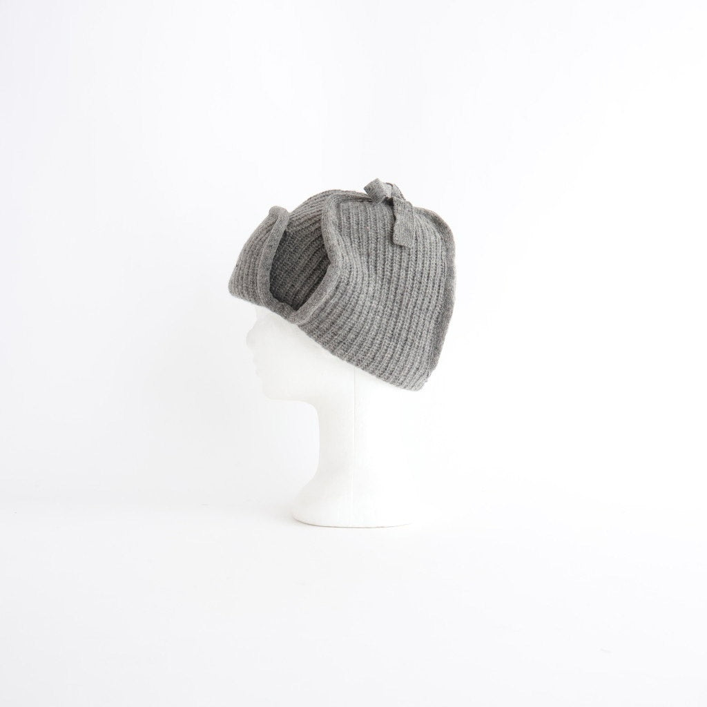 KNIT FLIGHT CAP - UNRULYBOY #GRAY [X01015]