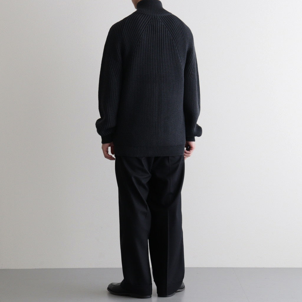 SIGNATURE DRIVERS KNIT #CHARCOAL BLUE [BN-25FM-040]