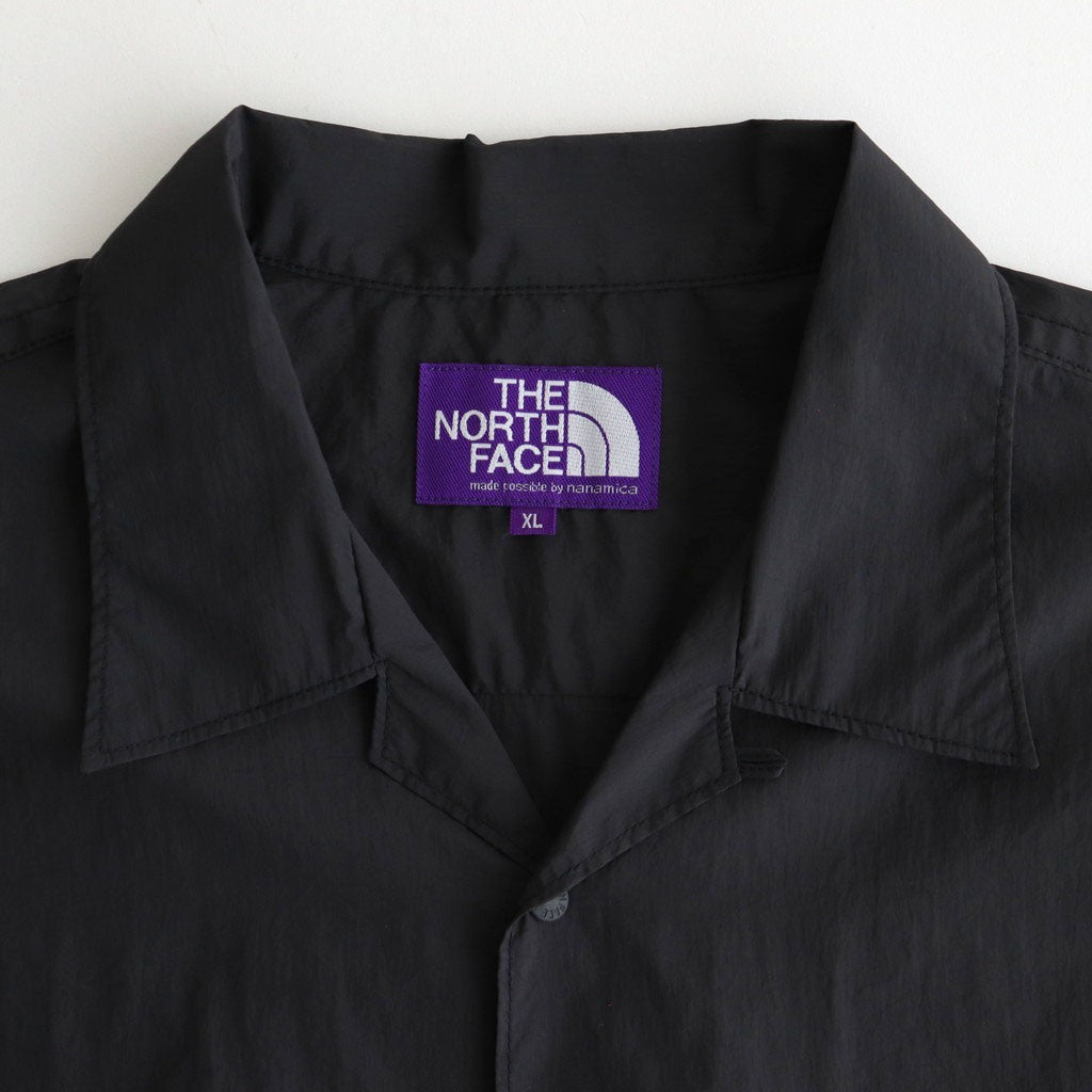 Nylon Taffeta Field S/S Shirt #Asphalt Gray [N25SG055] - Diffusion