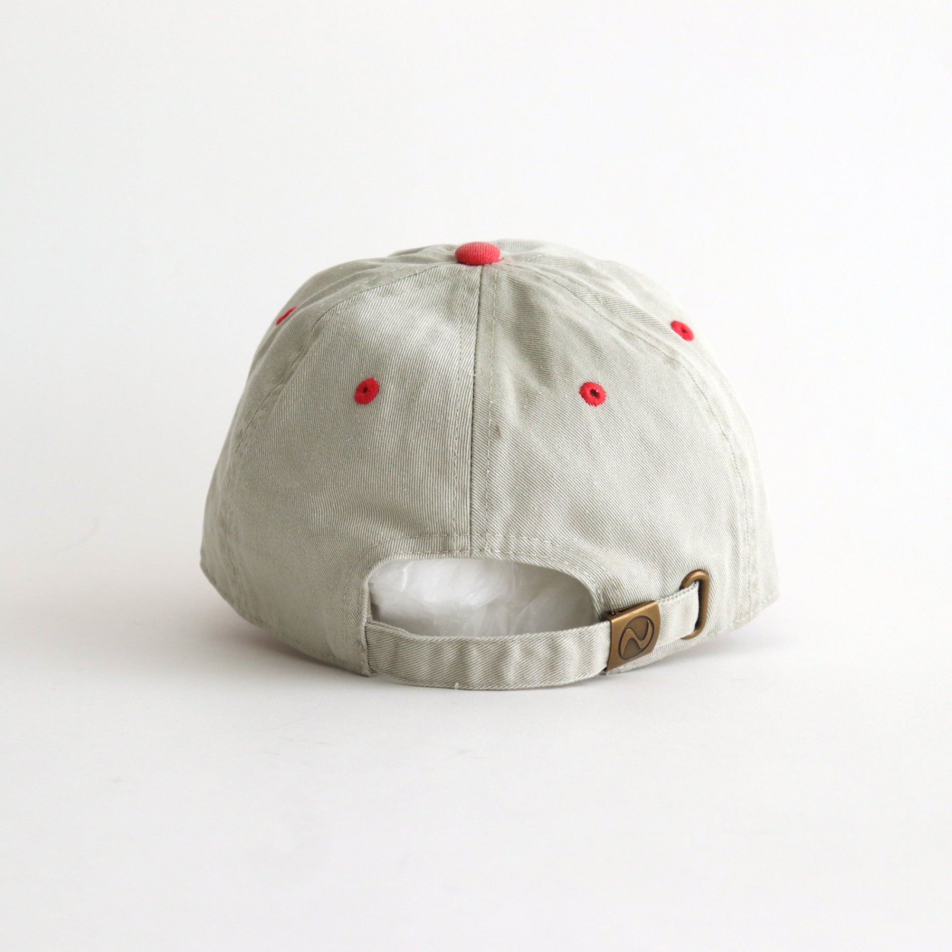 PIGMENT BASEBALL CAP #SAND/RED [DNS25H02]