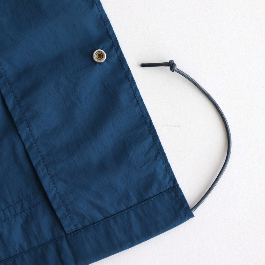 Nylon Taffeta Field S/S Shirt #Teal Blue [N25SG055]