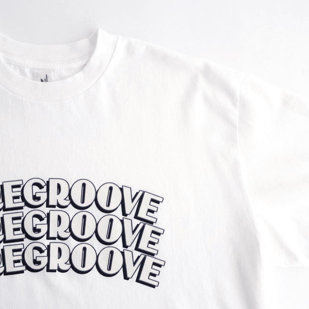 RAREGROOVE Print Tee WIDE #White×White-PT [bROOTS25S34S26B]