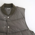 MOUNTAINEER DOWN VEST #D.GRAY [PMAU-VT01]
