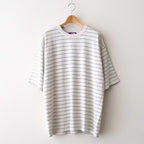Garment Dyed Jacquard Field Tee #Stone [N26SH039]