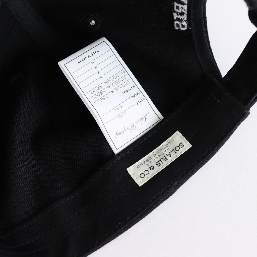 SAILING LONG VISOR CAP #BLACK [Y01010]