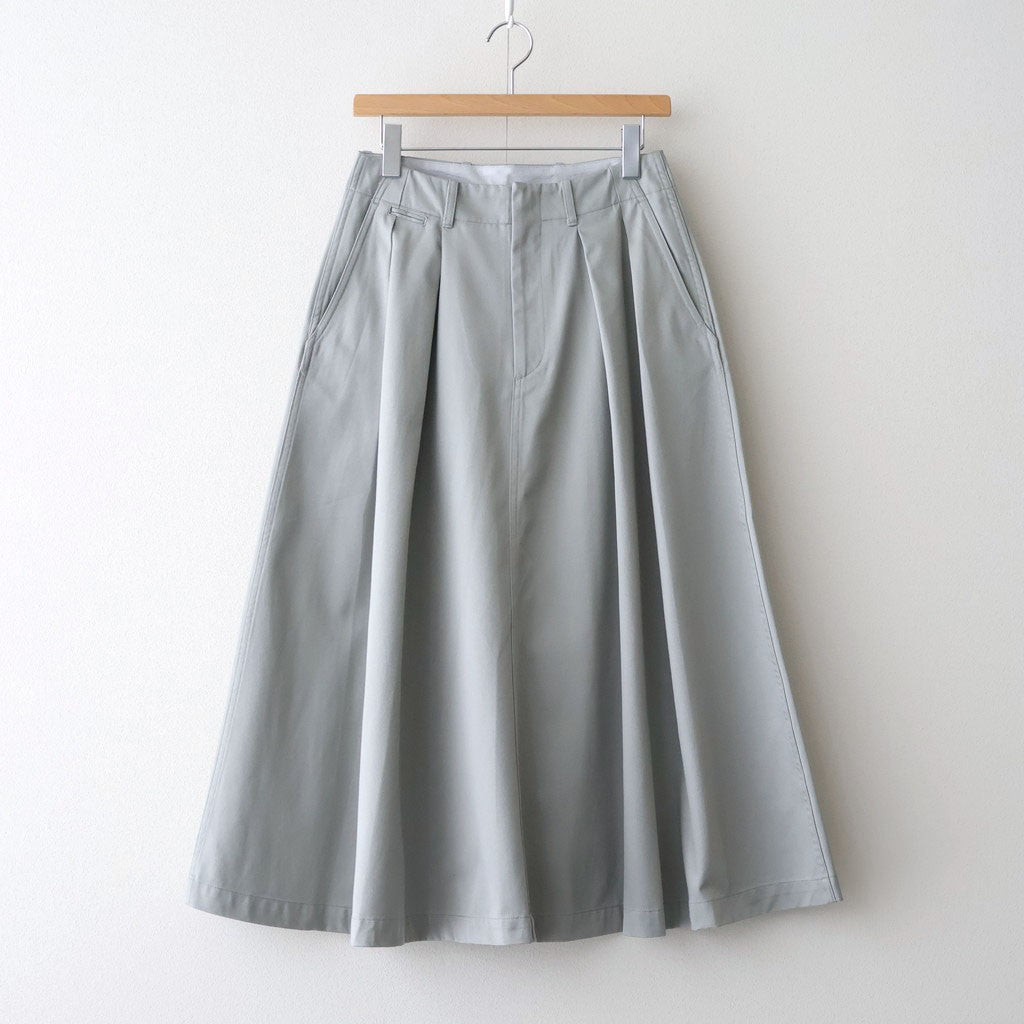 Chino Skirt #Light Gray [SUES400]