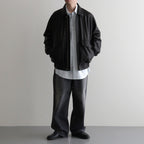 SHEEP LEATHER ZIP BZ #010 RED BLACK [17061 25004]