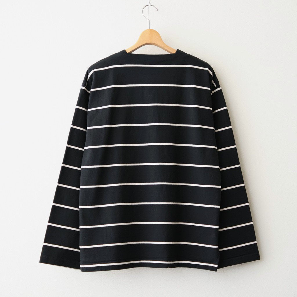 STRIPE BASQUE SHIRTS #ONYX [261OJ-CT18]