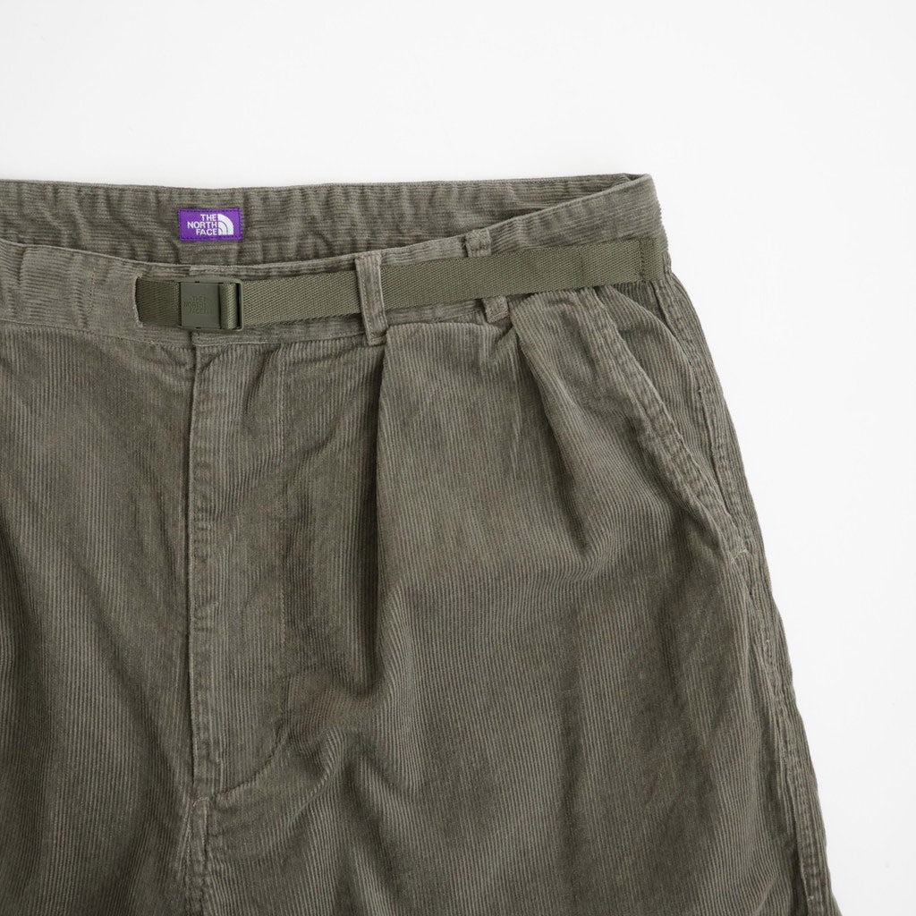 Corduroy Wide Straight Field Pants #Olive [N26FC052]