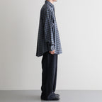 COMFORT FIT SHIRT #BLUE CHECK [A26C17SH02C]