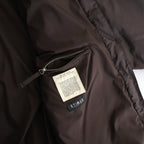 HIGH-COUNT SILK MITTEN PUFF JACKET #WHISKY [252OJ-JK13]