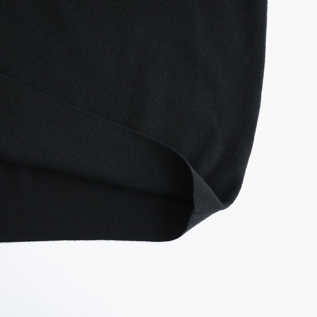 SUNSHINE CASHMERE CREW NECK #BLACK [BN-26FM-057]