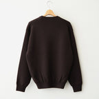 SOLID WOOL SMOOTH CREW NECK #ROSEWOOD [BN-26FM-056]