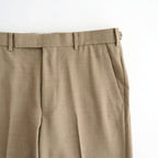 REGULAR FIT STRAIGHT TROUSERS #BEIGE [M26C06PT02C]