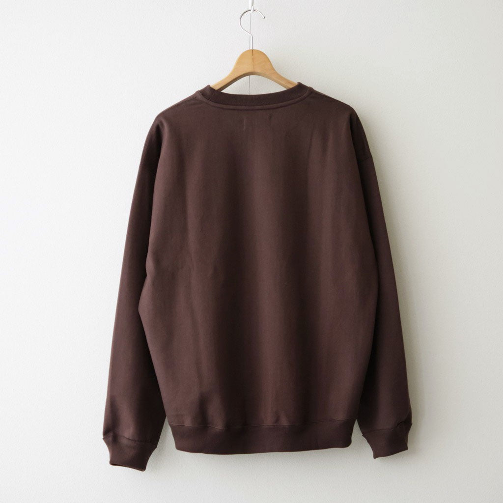 COMFORT SWEAT #DARK BROWN [A26C13CS04C]