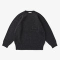 BLENDED KEMPI CREW-NECK SWEATER #ONYX [252OJ-KN01]