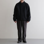 ROUND-COLLAR MOTORING JACKET #ONYX [252OJ-JK04]