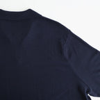 SILK COTTON SKIPPER KNIT #NAVY [26S-BIS-KN66]