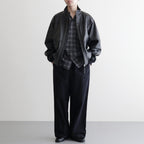 HIGH NECK BLOUSON #BLACK [SH-68-C-SHEEP-4]